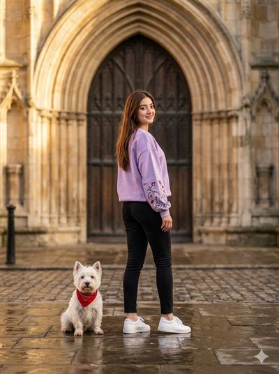Elegant Street Fashion at Golden Hour