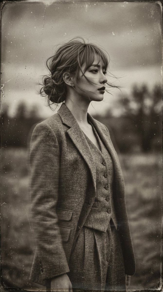 Ethereal Elegance in Vintage Frame