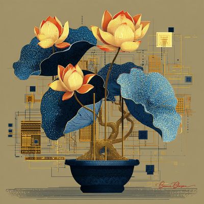 Lotus Symphony: A Fusion of Nature and Technology