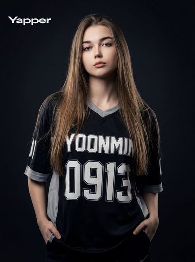 Sleek Confidence: Studio Sports Portrait