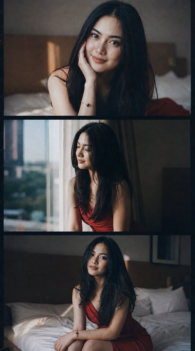 Cinematic Triptych in Cool Tones