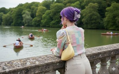 Contemplative Moments by the Lake