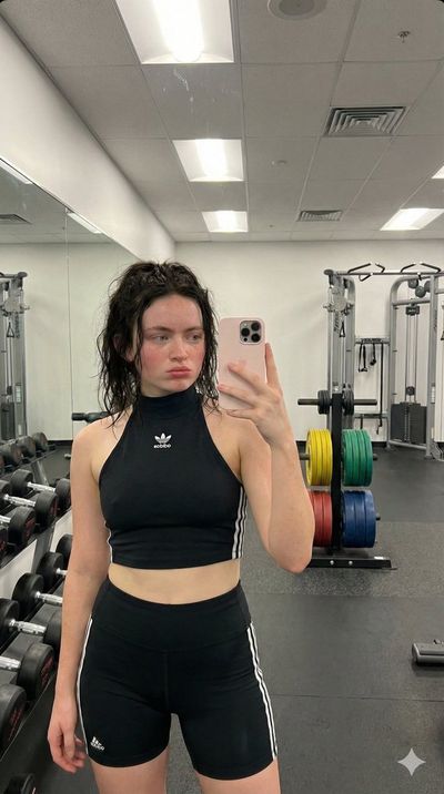 Fitness Reflection: Sadie Sink's Post-Workout Glow