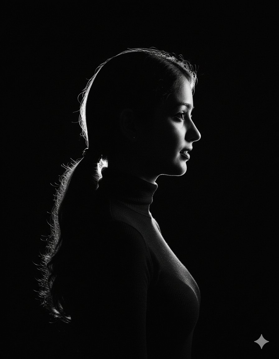 A Portrait of Shadows: Where Light Meets Identity