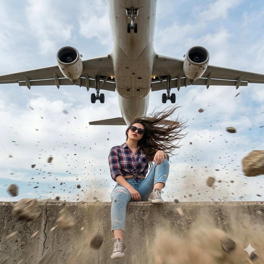 A Low Altitude Encounter: Beauty Amidst the Storm