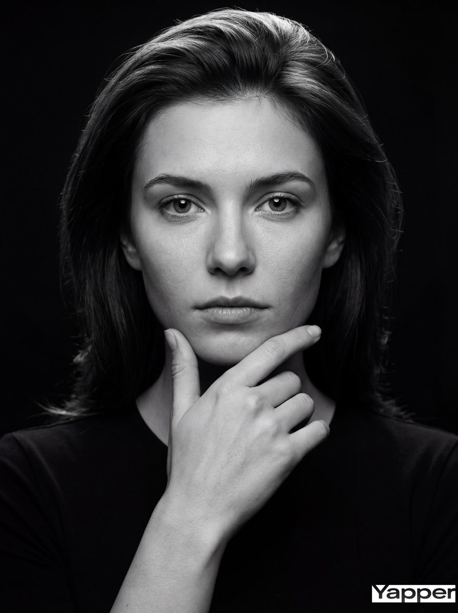 A Contemplative Portrait in Cinematic Monochrome