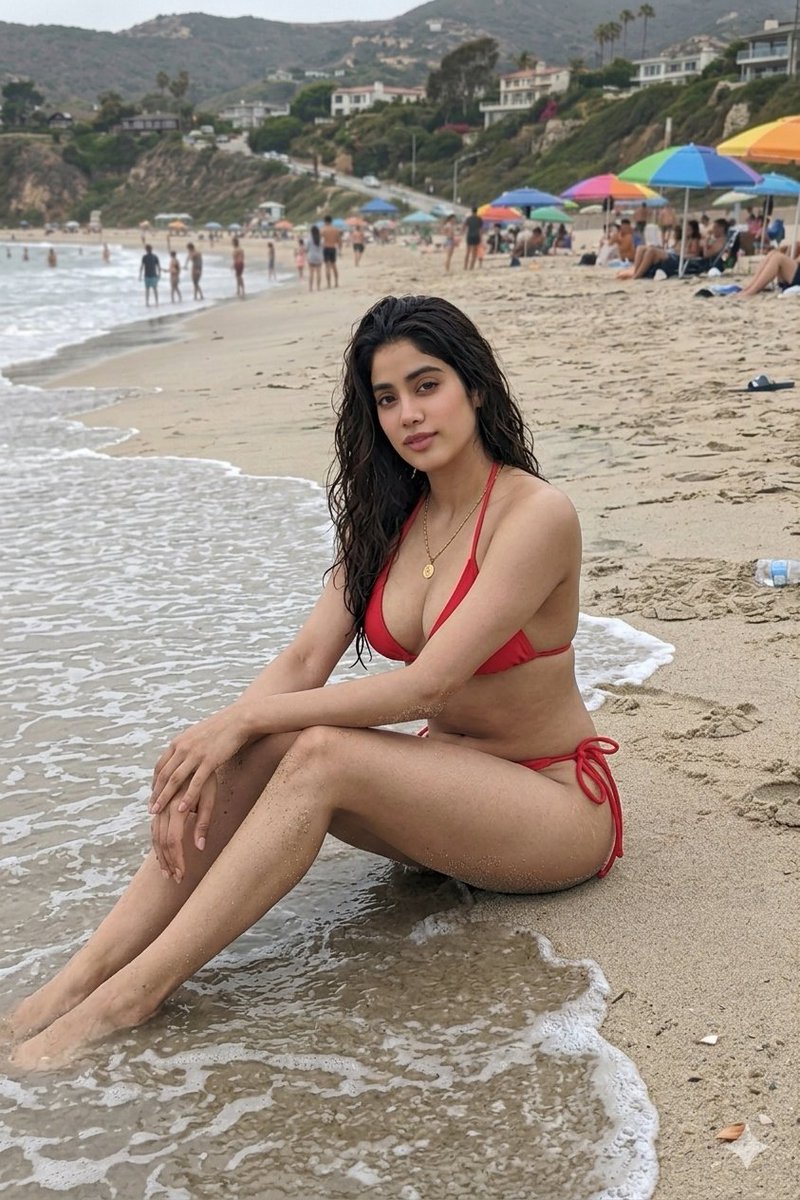 Serene Beach Day with Janhvi Kapoor
