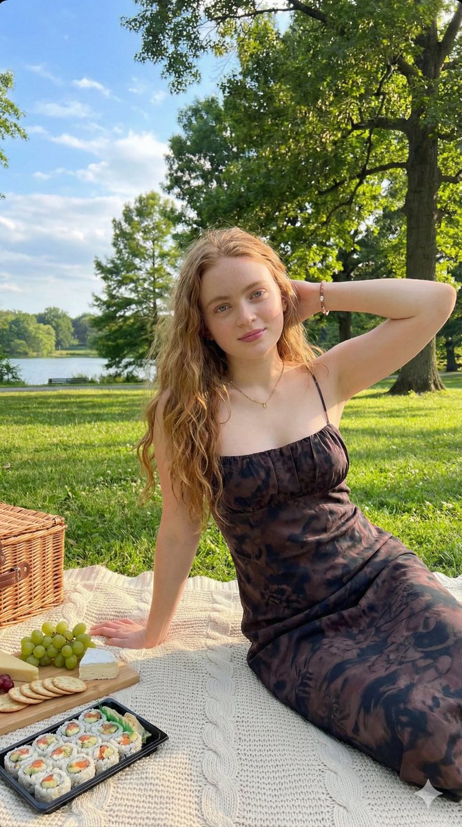 Sunlit Serenity: A Picnic in Paradise