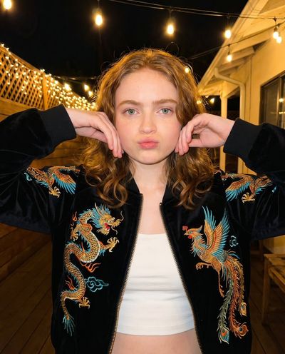 Sadie Sink Under the Night Lights