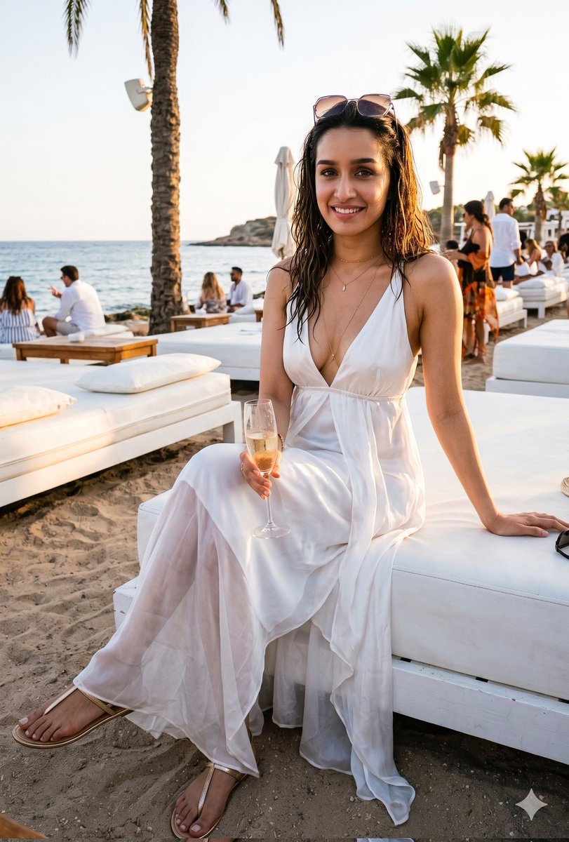 Golden Hour Elegance at Ibiza's Luxury Beach Club