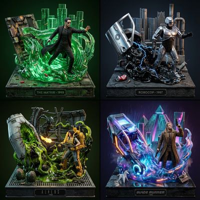 Cinematic Collectibles: 3D Movie Recommendations Unleashed