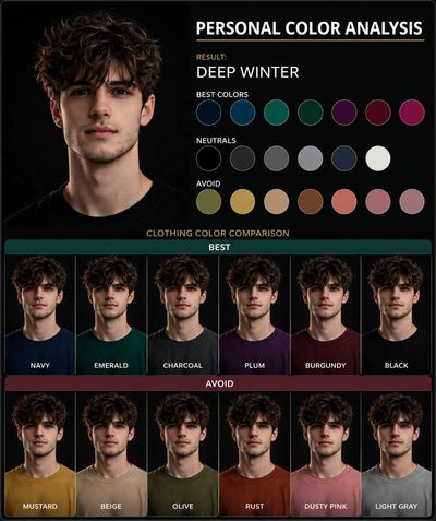 Personal Color Palette Analysis from Portrait