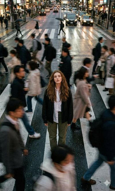 Stillness Amidst the Urban Rush