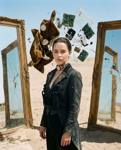 Desert Collision: Couture Meets Chaos