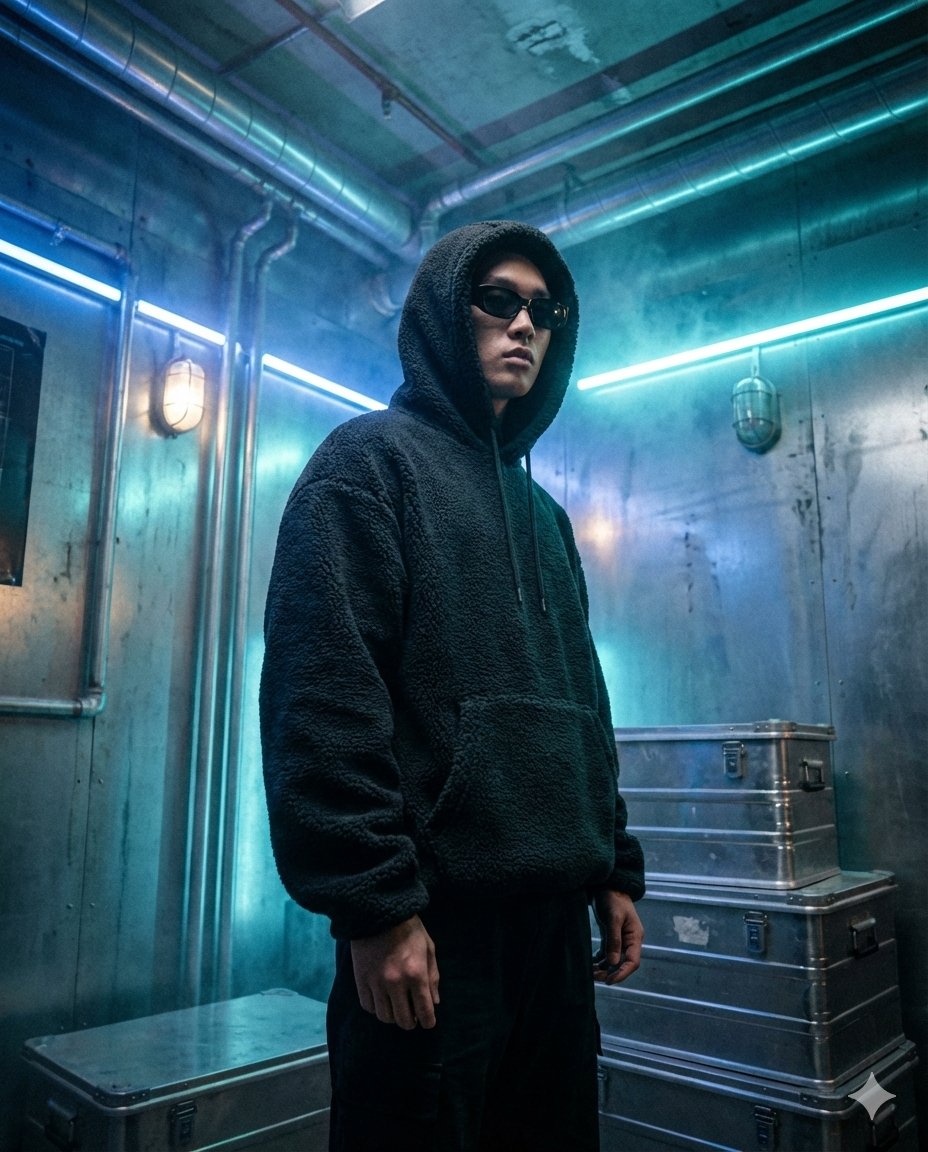Futuristic Streetwear in a Cold, Industrial World