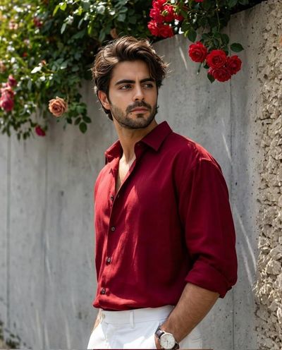 Elegance in Bloom: A Fashion Portrait