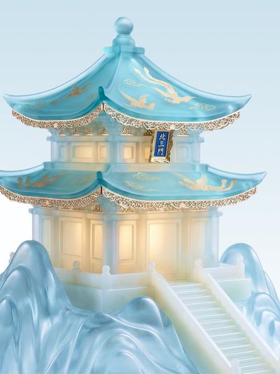 Ethereal Jade Pavilion: A Modern Harmony