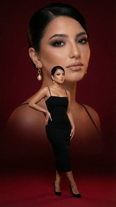 Glamour in Focus: A Striking Beauty Editorial
