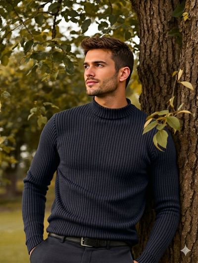 Autumn Reverie: A Young Man in Nature