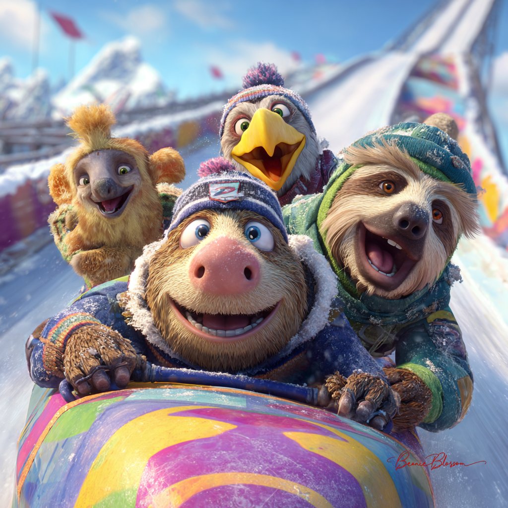 Tropical Team Takes on the Snowy Olympics