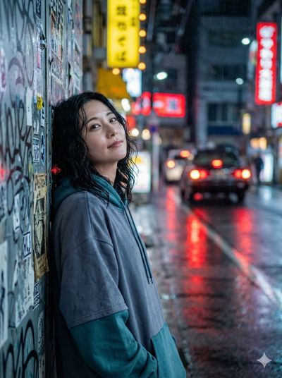 Neon Dreams: A Night in the City