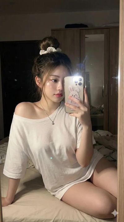 Radiant Mirror Reflections: A Selfie in Shadows