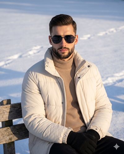 Winter Poise in Golden Light