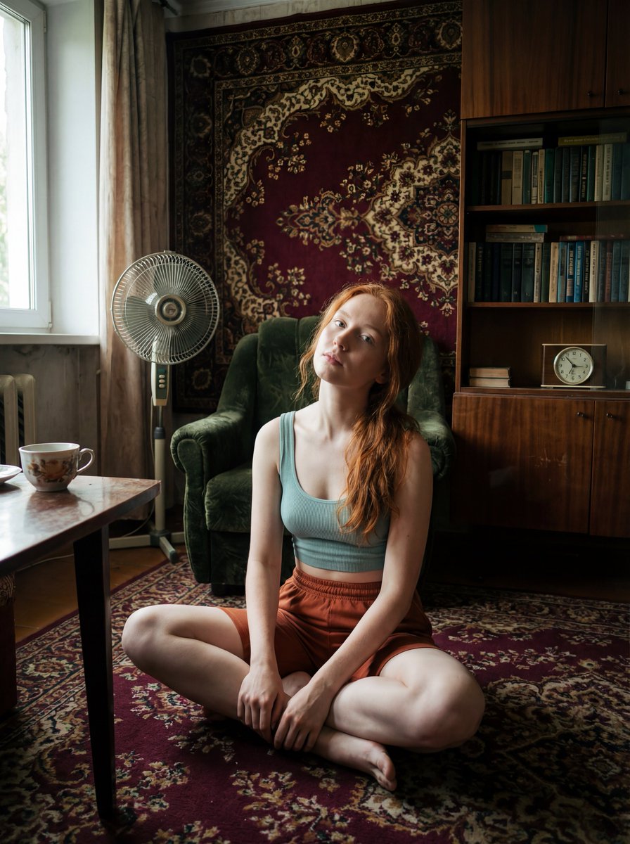 Soviet Charm: A Glimpse of Strength and Serenity