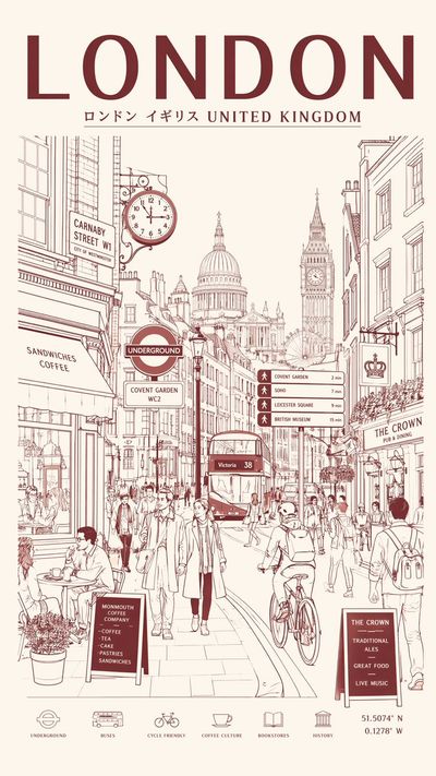 Urban Elegance: A Modern Travel Poster