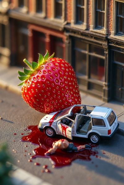 When Strawberries Go Rogue: A Fruit Crime Scene