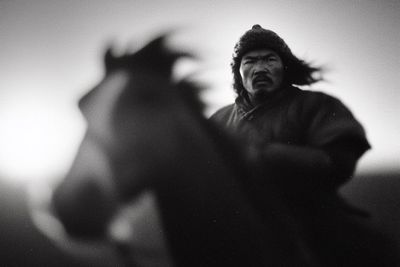Timeless Khan: A Portrait in Black and White