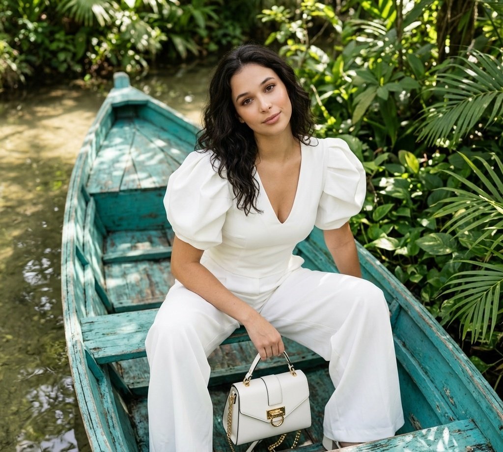 Elegance Afloat: Fashion Meets Nature