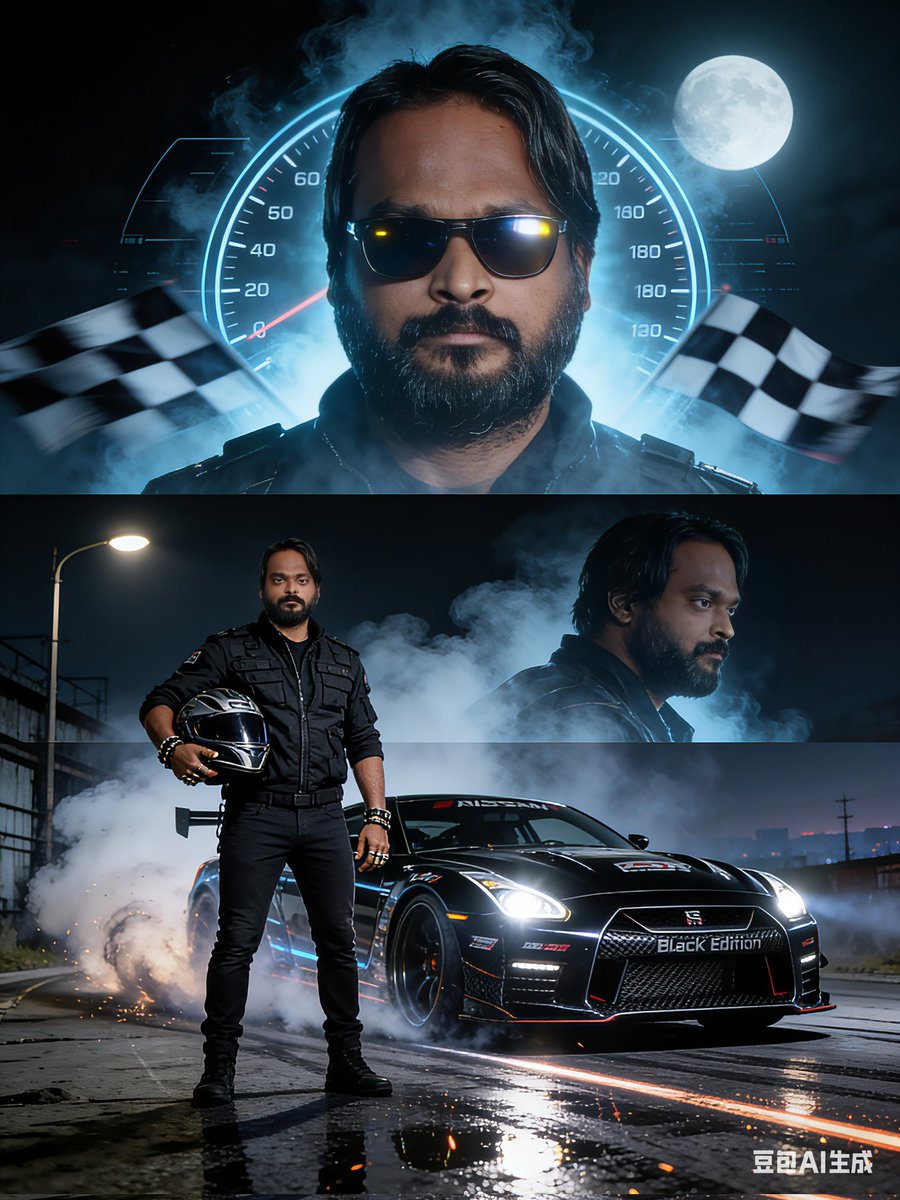Night Racer's Vow: A High-Speed Showdown