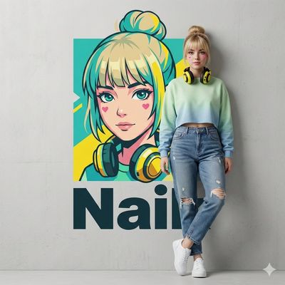 Youthful Streetwear Meets Bold Digital Art