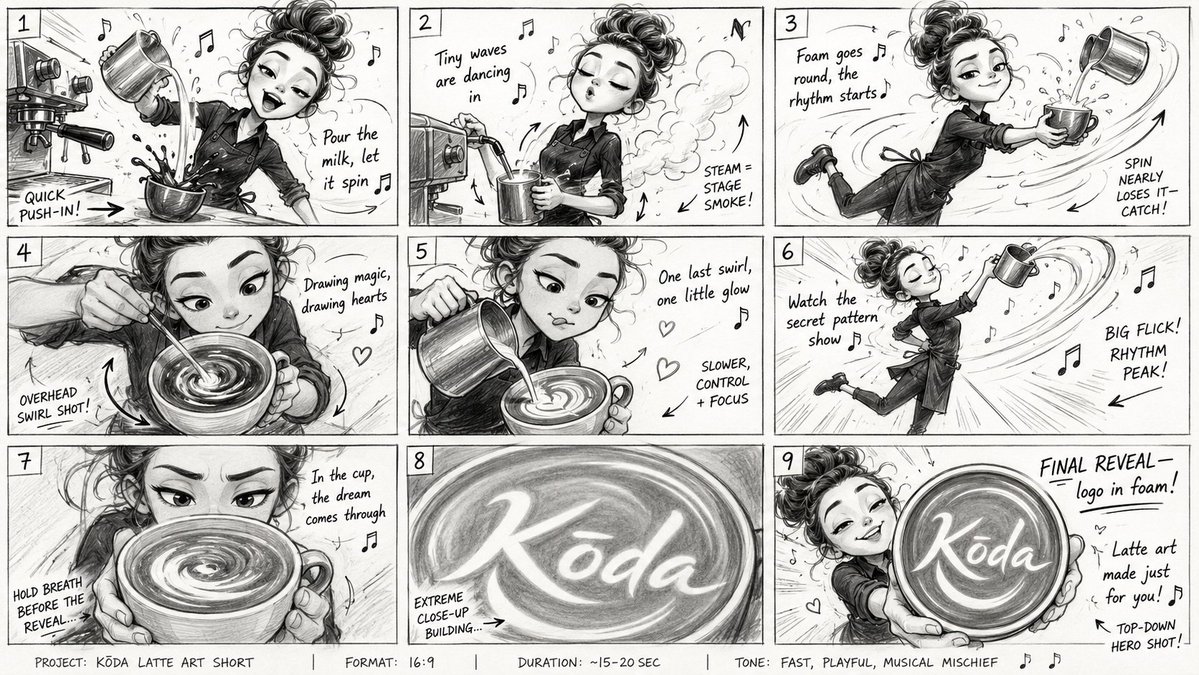 Latte Art Symphony: A Playful Journey