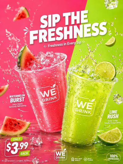 Sip the Freshness: Vibrant Summer Beverage Duo