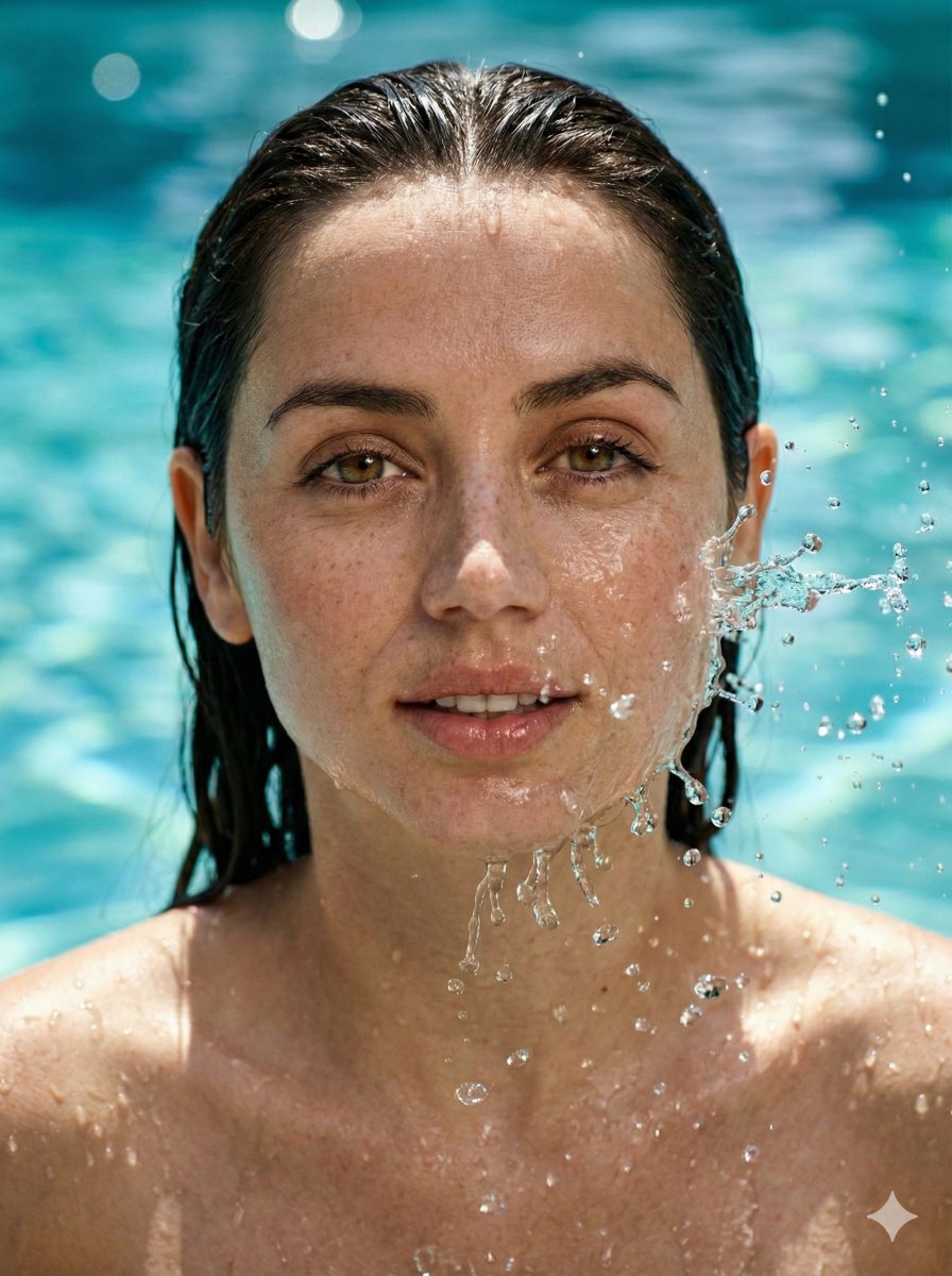 A Splash of Glam: Ana & Sydney's Electric Moment