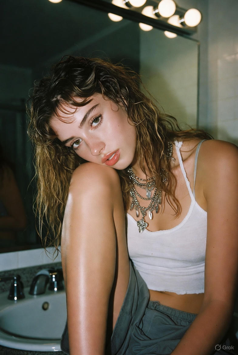 Moody Reflections: A Modern Bathroom Muse