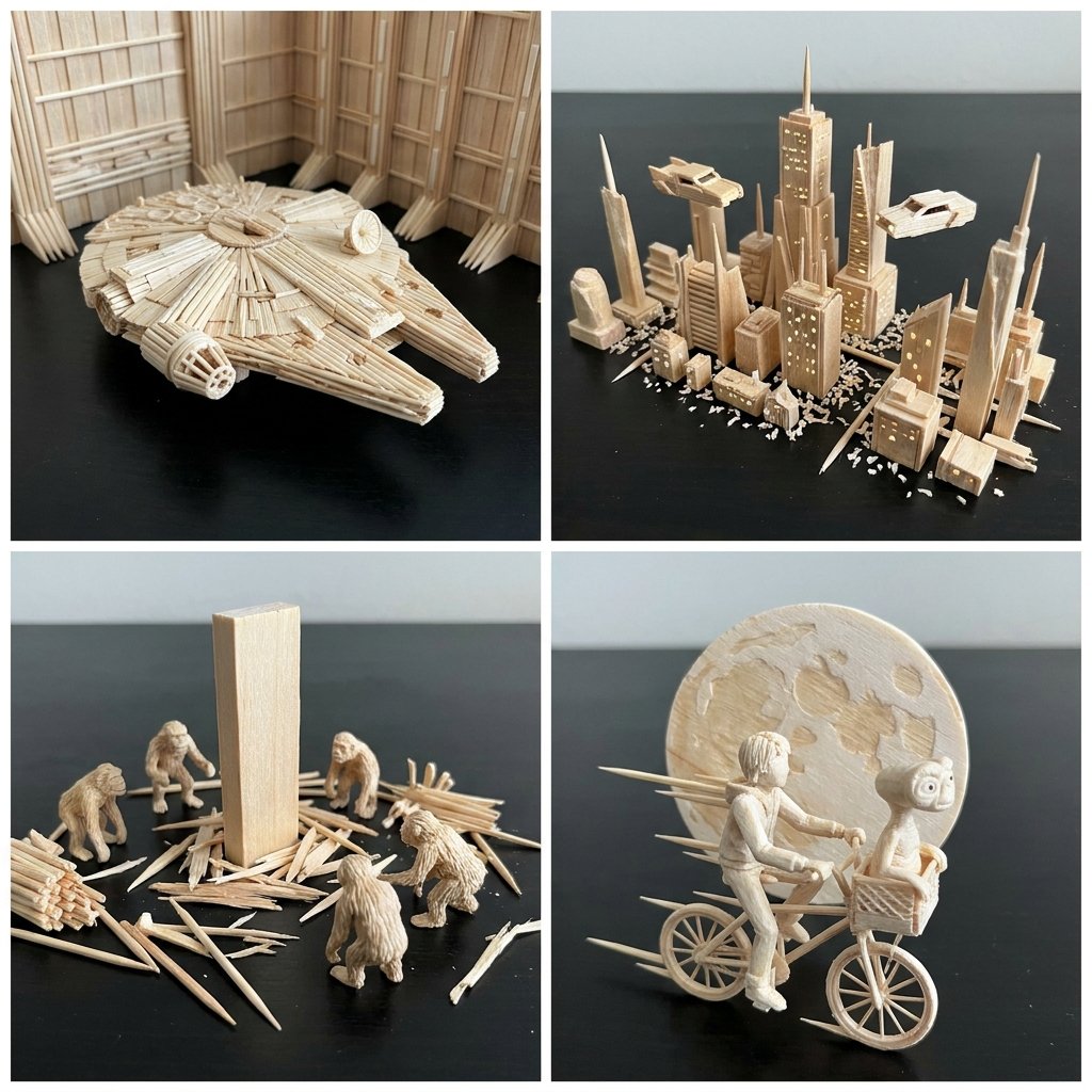 Toothpick Cinematics: Crafting Sci-Fi Masterpieces