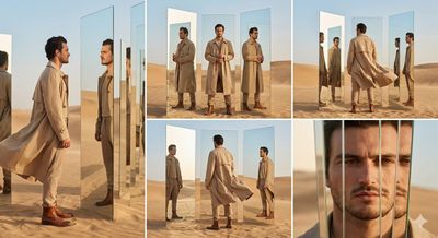 Reflections of Confidence in a Desert Mirage