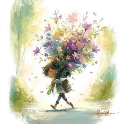 Tiny Hands, Towering Blooms