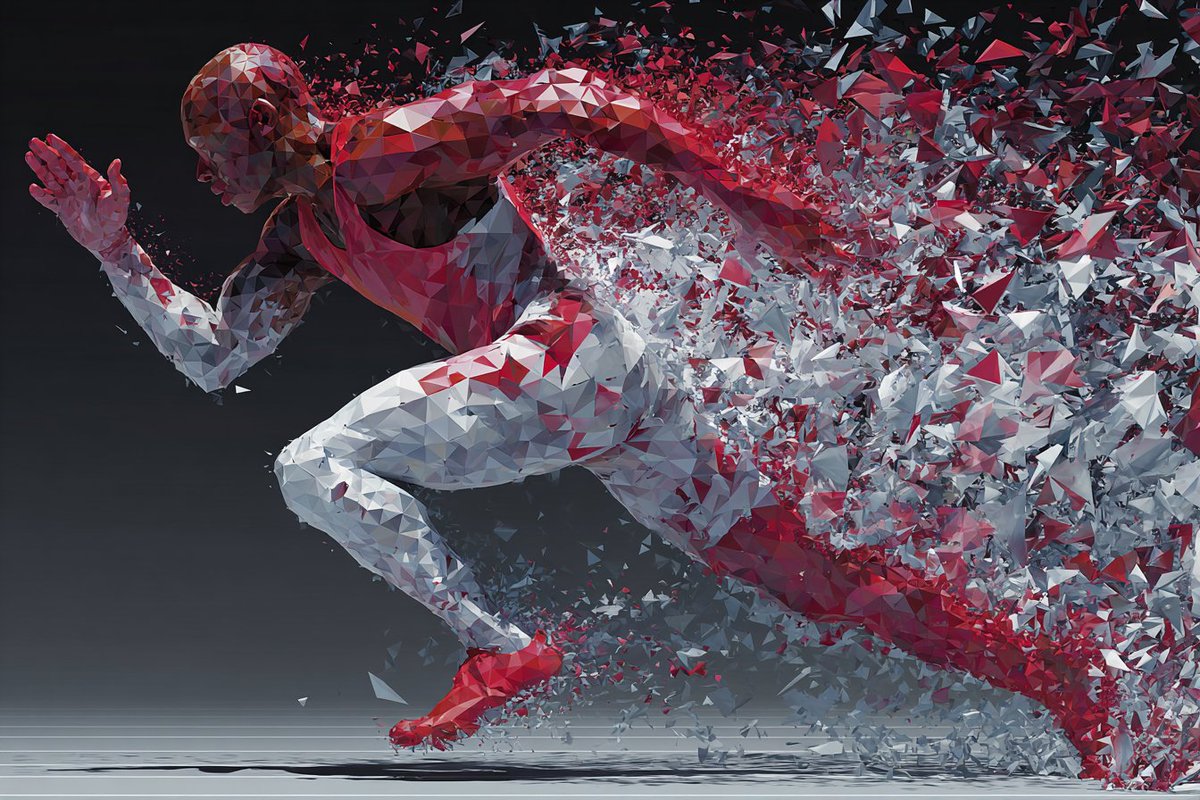 Shattered Dynamics: The Athlete's Fractured Energy