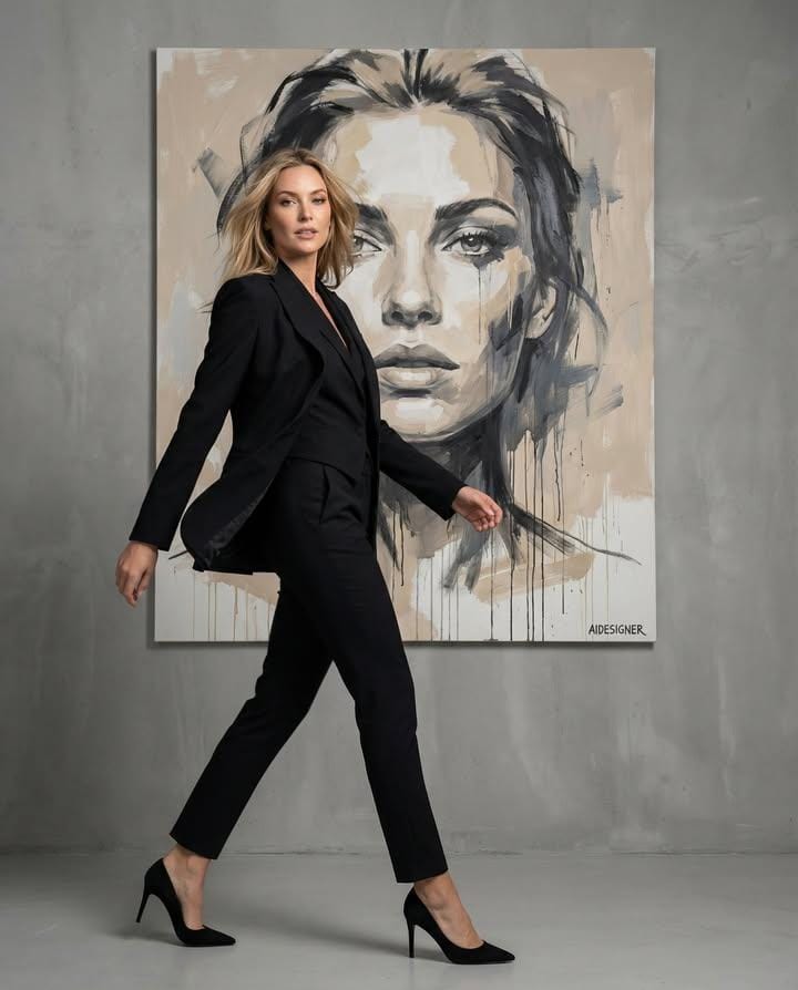Power Pose Meets Abstract Expression