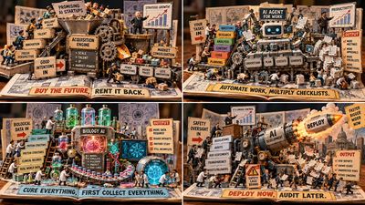 Satirical 3D Machine Grinds Good Intentions Into Ironic Output