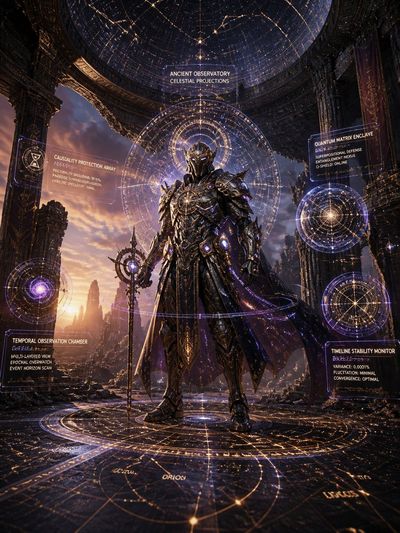Time's Last Guardian: A Quantum Protector in Ruins