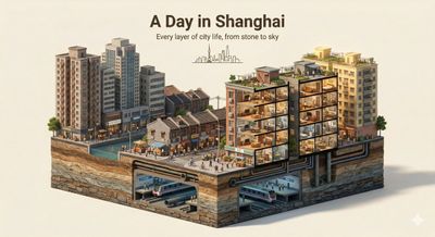 Slice of City Life: A 3D Cross-Section of [CITY NAME]