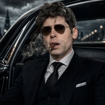 Modern Mafia Boss in Cinematic Noir