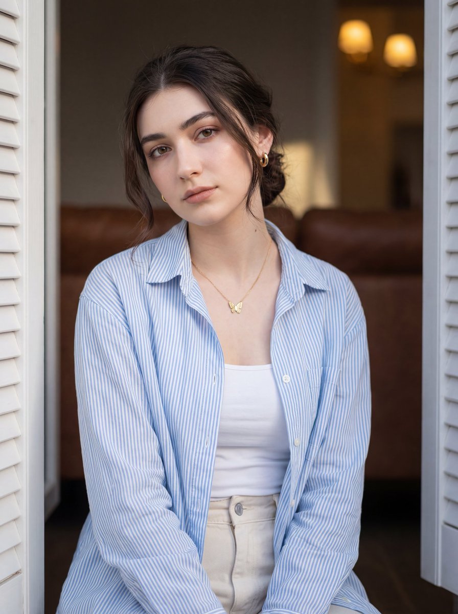 A Moment of Calm: Portrait in Natural Light