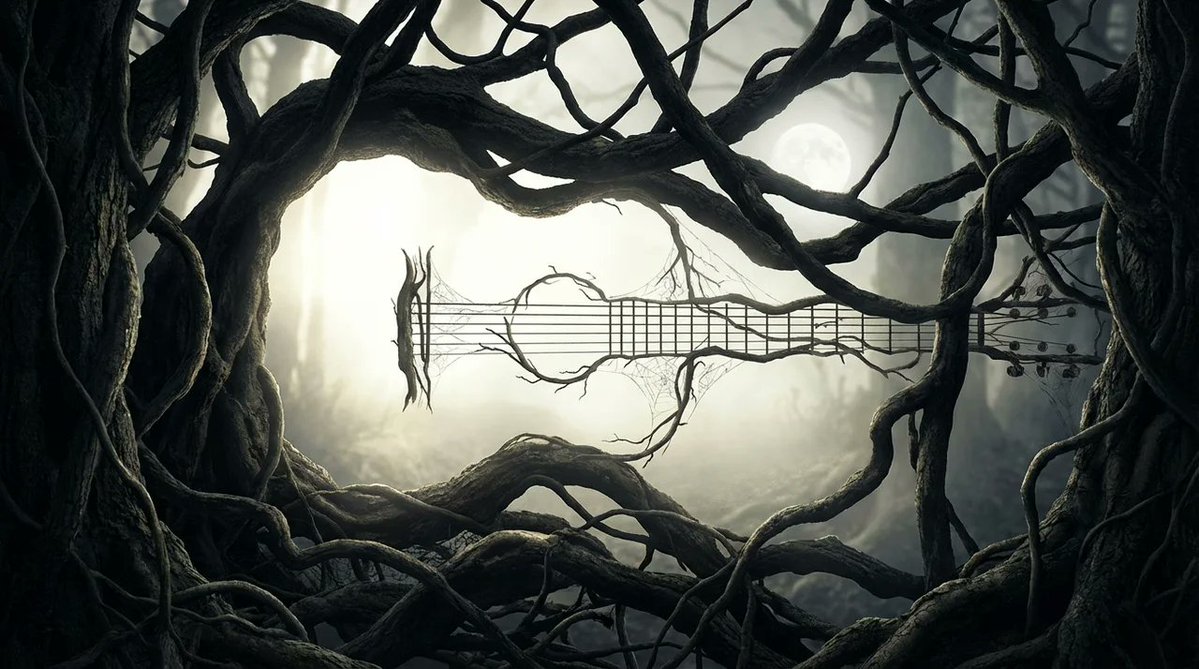 Negative Space Guitar: A Mysterious Illusion