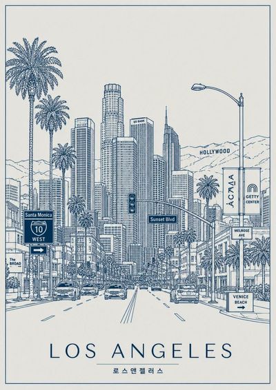 Elegant Urban Minimalism: A Monochrome Cityscape